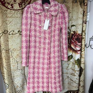 LOVESHACKFANCY Pink Coat Size 0